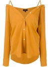 Theory Cold Shoulder Shirt