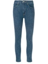 Levi's Skinny Cropped Jeans In Blue