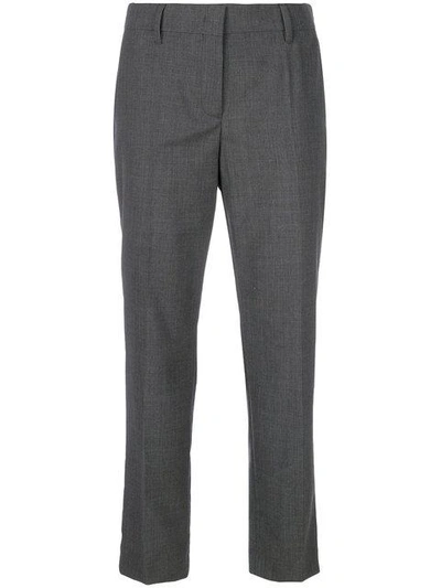 Prada Cropped Trousers - Grey