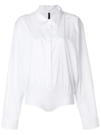 Ben Taverniti Unravel Project Unravel Project Women's White Cotton Shirt