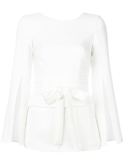 P.a.r.o.s.h . Bow Tie Blouse - White