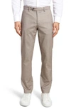 Ted Baker Volvek Classic Fit Trousers In Natural