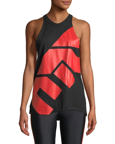 P.e Nation Final Race Statement Tank Top In Black