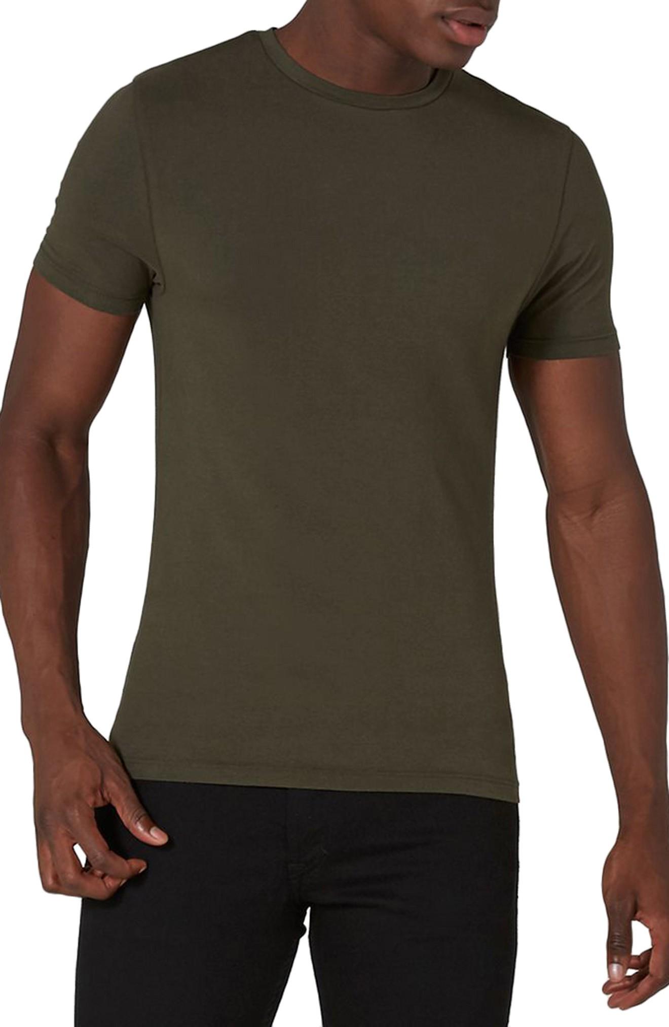 muscle fit t shirts topman