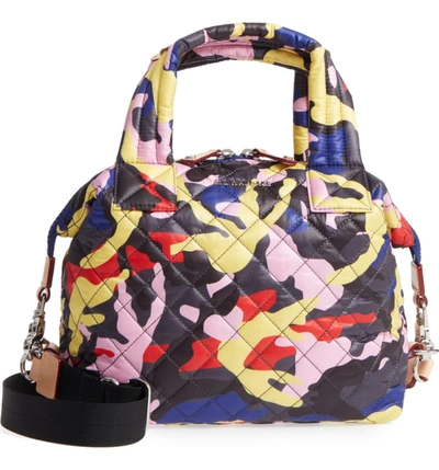 Mz Wallace Small Sutton Bag - Purple In Multi Camo