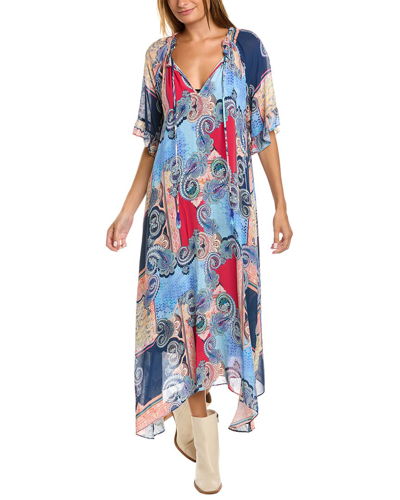 Johnny Was Cordelia Easy Midi Dress In Multi