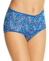 Hanky Panky Cross Dye Lace Retro Vikini In Atlantis/ Seafoam