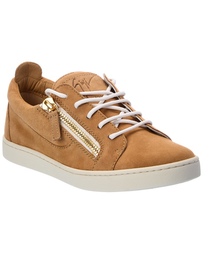 Giuseppe Zanotti Brek Suede Sneaker In Brown