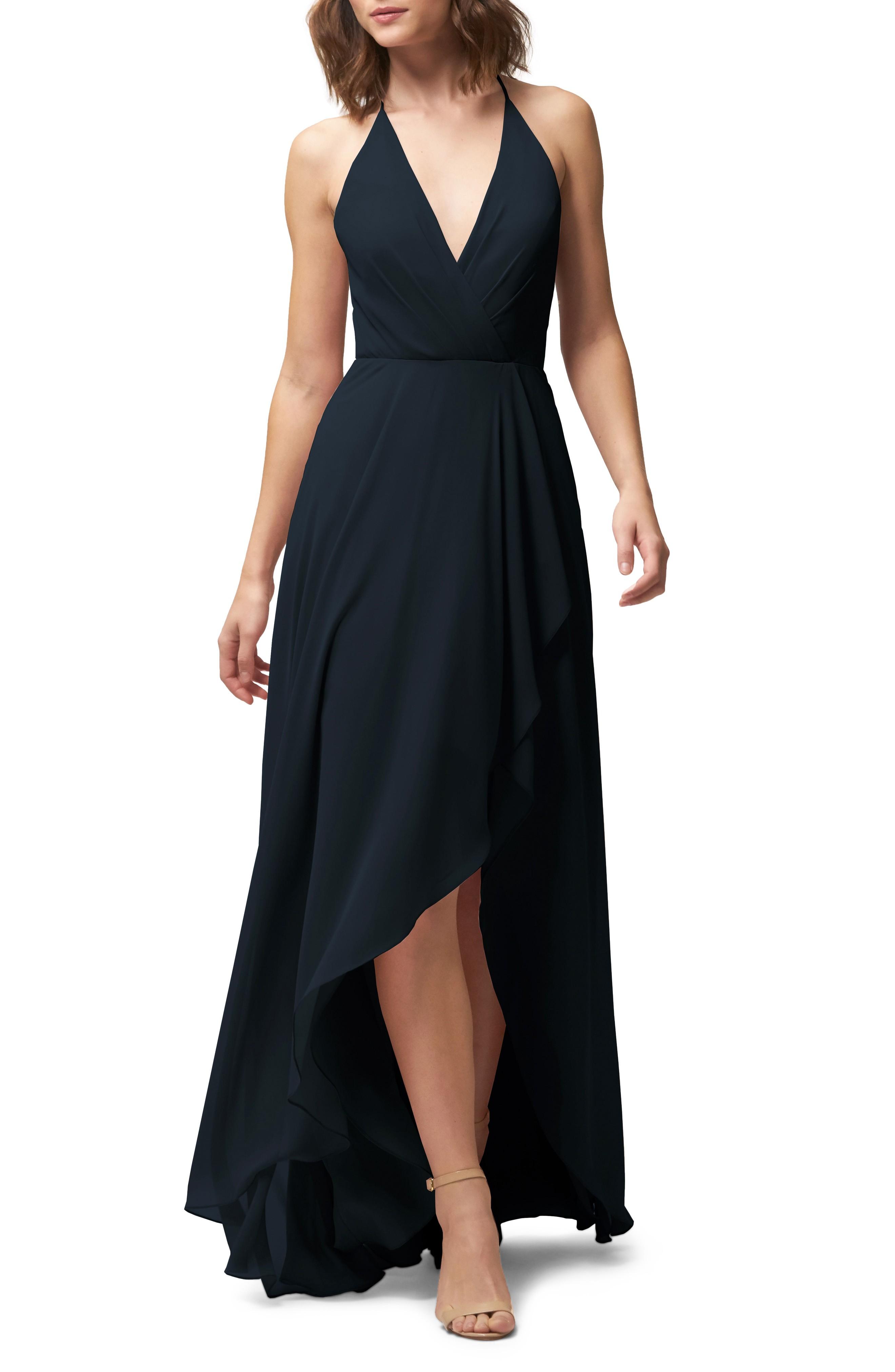 jenny yoo navy farrah gown
