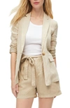 Michael Stars Bex Linen Short In Beige