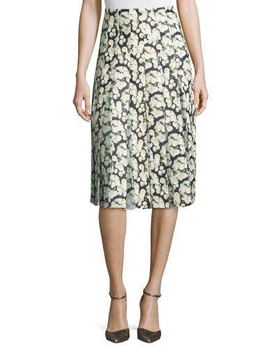 Adam Lippes High-waist Floral-print Combo Skirt, Mini Dahlia | ModeSens