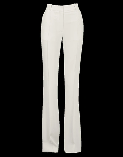 Victoria Beckham Flare Trouser In Vanilla