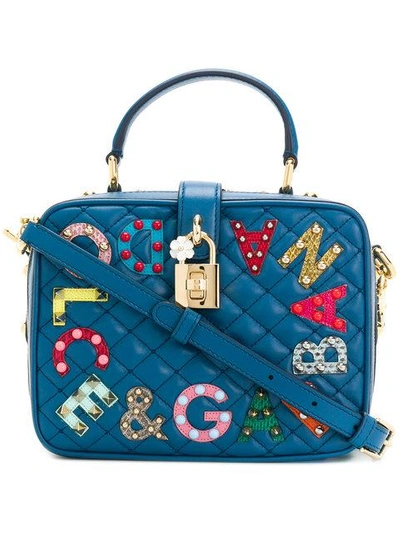 Dolce & Gabbana Dolce Soft Tote Bag In Blue