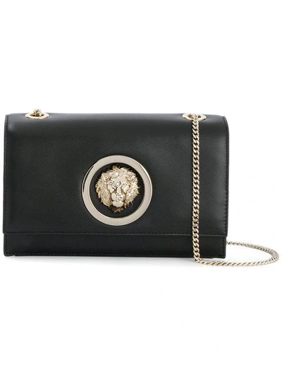 Versus Lion Head Shoulder Bag In Black