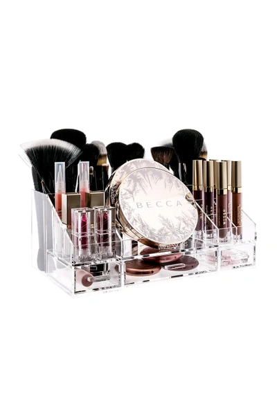 Impressions Vanity Brush And Makeup Organizer Tray In Clear