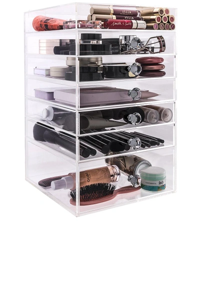 Impressions Vanity Diamond Collection 7-tier Makeup Organizer In Clear