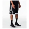 Nike Men's Air Jordan Rise Diamond Basketball Shorts, Black