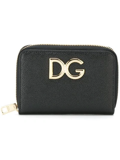 Dolce & Gabbana Small Logo Wallet - Black