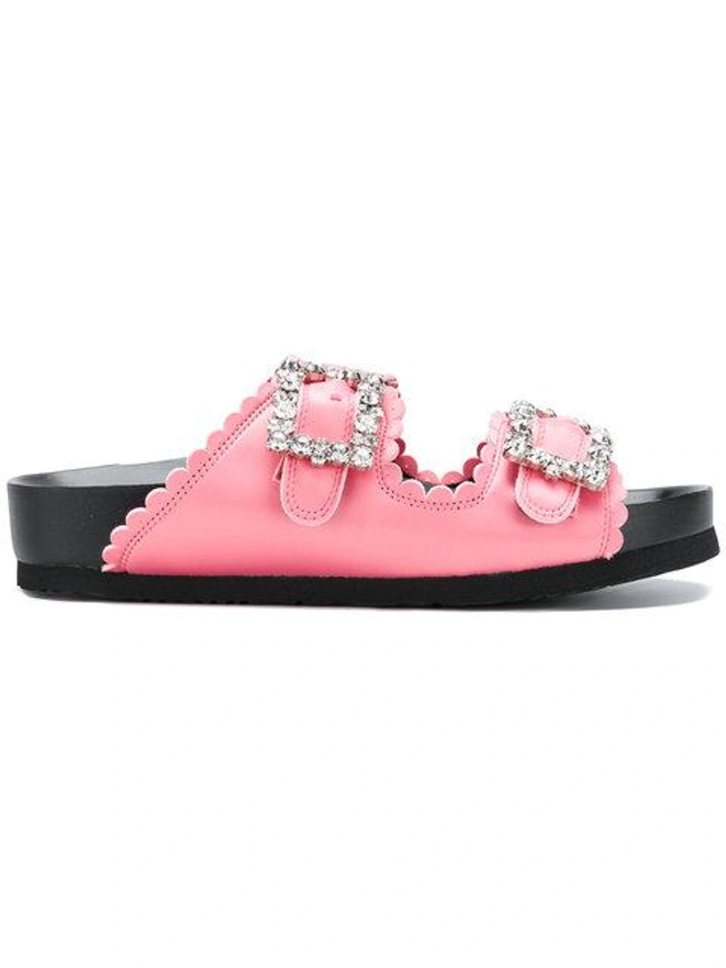 SUECOMMA BONNIE ◆Flower strap sandal(pink) Suecomma Bonnie Satin Sandals - Pink | ModeSens
