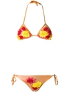 Amir Slama Triangle Bikini Set In Yellow