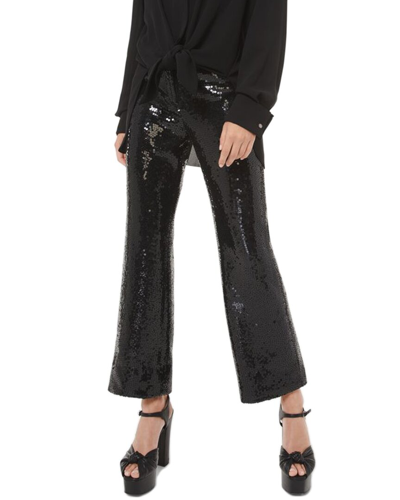 Michael Kors Sable Crop Flare Leg Pant In Black