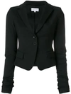 Patrizia Pepe Fitted Blazer In Black