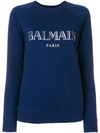 Balmain Longsleeved Logo Sweatshirt