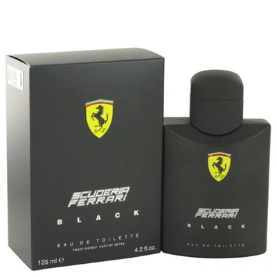 Ferrari Scuderia Black By  Eau De Toilette Spray 4.2 oz