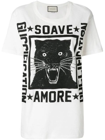Gucci Soave Amore Fication Print T-shirt