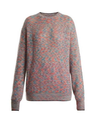 Christopher Kane Mohair-blend Sweater In Blue Multi