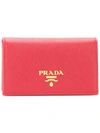 Prada Foldover Top Cardholder