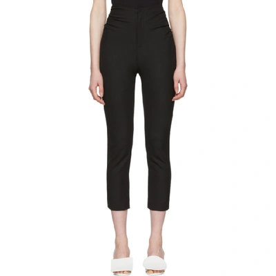 Jacquemus Le Corsaire High-rise Cropped Trousers In Black