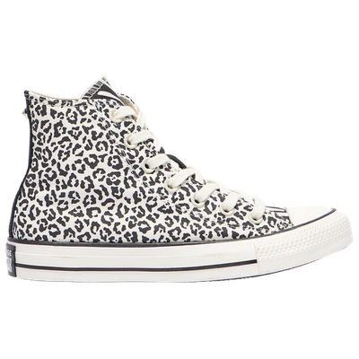 Converse Chuck Taylor All Star Hi Sneakers In Zebra Print-white In White/black