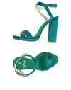Fabi Sandals In Green