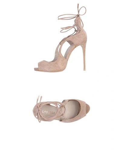 Le Silla Sandals In Grey