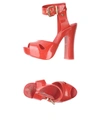Vivienne Westwood Anglomania Sandals In Coral