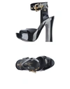 Vivienne Westwood Anglomania Sandals In Black