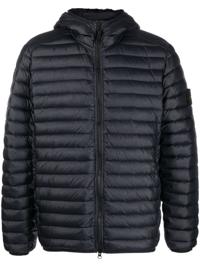 Stone island logo patch lightweight sale jacket