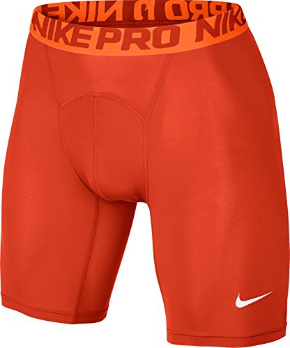 orange nike compression shorts