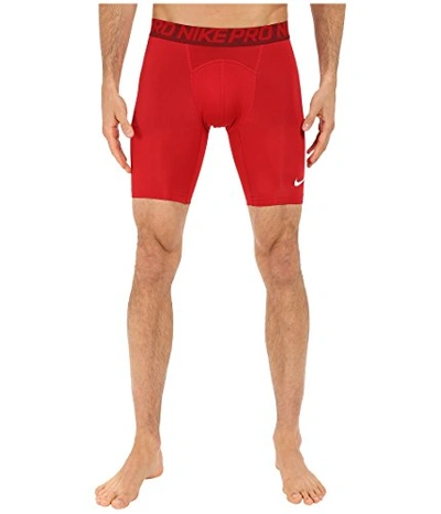 Nike Pro Combat Men's 6" Compression Shorts Underwear In Gym Red/team Red |  ModeSens