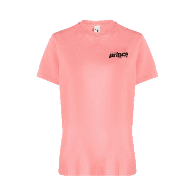 Sporty And Rich Prince Sporty Graphic-print T-shirt In Pink