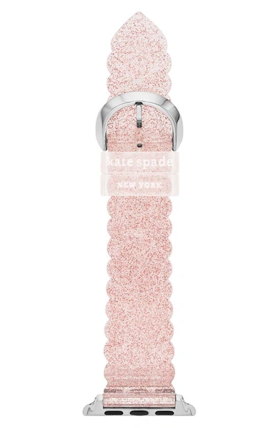 Kate Spade Glitter Apple Watch® Watchband, 38/40/41mm In Pink Glitter
