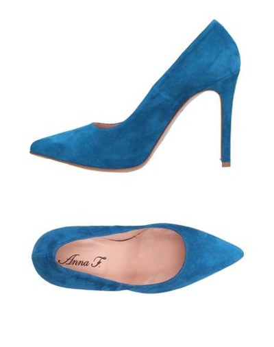 Anna F. Pumps In Blue