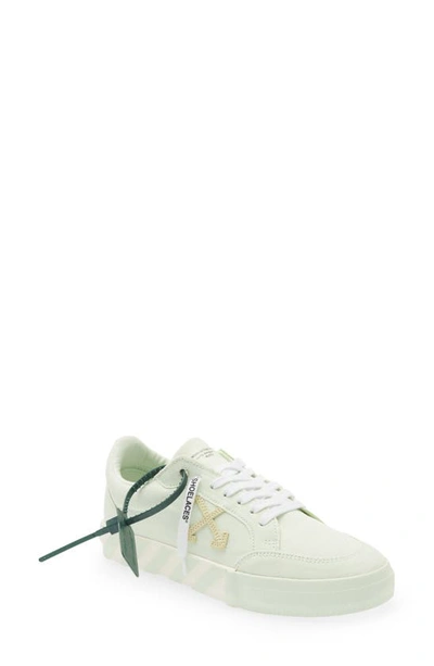 Off-white Vulcanized Low Top Sneaker In Mint/ Mint