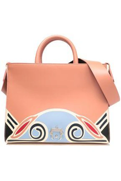 Paula Cademartori Woman Printed Leather Tote Blush