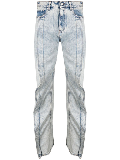 Y/project Y Project Banana Slim Jeans In Blue