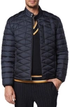 Andrew Marc Hackett Diamond Quilted Jacket In Ink