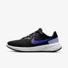 Nike Women's Revolution 6 Road Running Shoes In Black/lapis/light Thistle/white