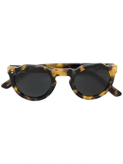 Lesca Round Tinted Sunglasses