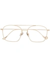 Eyepetizer Andre Glasses In Metallic